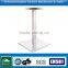 FLAT BASE SQUARE COLUMN GLASS TOP TABLE BASE