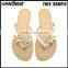 Fashion pvc flip flop sandals with strap for slide charms , flip top flip top ladies sandal