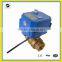 25S 9-24volt brass motor operated water valve with manual override function for FUC