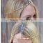 jewelry head chain headband silver chain headchain body jewelry wholesale