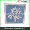 Blue Tree Patern Hang Decoration Wood Craft