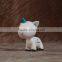 sitting animal plastic diy toys for sale, white animal diy toys for children make in china factory