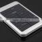 Dual USB 10000MAh External Battery Charger Solar Power Bank Pack Charger Blue