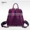 2016 new design backpack fashon lady nylon backpack multicolor nice backpack