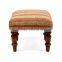 Natural Livings Jute Stripe Wooden Stool