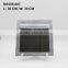 wholesales glass mirror in square shape with colored acrylic edge