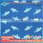 2015 dyed cartoon shark 80 nylon 20 spandex swimwear fabric for children