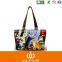 600D polyester printing cheap shopping tote bag