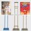 Square Base Metal POP Menu Display Stand