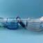 50g 50ml empty clear thick PET plastic cream jar container with white screw cap