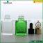 15/30/50ml square colord glass dropper bottle for essential oil