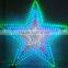 100l Led Star Shape Motif Light,White/bule Color Changing
