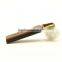 custom combined resin zipper puller with concave logo
