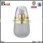 30ml glass bottle frosted cosmetic glass bottle gold pump                        
                                                                                Supplier's Choice