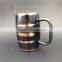 12oz stainless steel beer cups with bronze plated