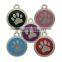 Silver Color Heart Shape Women Dog Tags