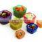Live Smart Kitchen 7 Piece Portion Control Containers With Guide. 100% Leak Free, Multi-Colored System. Comparable to 21 Day Fix