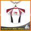 China Supplier cheap two sided printing souvenir metal bike key holder