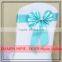 Wedding Annual Dinner Party Banquet Satin Chair Cover Sash Bow Decor