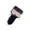 Universal 4 in 1 Car Dual USB 2 Port Charger DC 5V 3.1A Digital LED Display Temperature/Current/Voltage for Phone