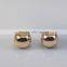 Brass metal 14k gold plating round spacer bead with many sizes