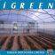 Single tunnel polycarbonate sheet vegetable greenhouse from CHINA