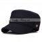 cheap black military peaked cap men