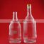 Sale by bulk good quality Mr . Bean shape bottles tequila bottle 750ml aluminium cap glass bottles