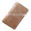 High quality retro genuine cowhide leather men credit/ID card holder,multifunction bifold leather card holder/wallet
