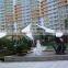PVC tension fabric membrane and textile architecture heat insulation for canopy of sun shade
