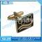 KINGHONG Silver Plated Jewelry Country Flag Cufflink