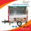 Durable Mobile Hand Pushing Beverage Food Cart Restaurant Supplier