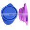 FDA silicone Stackable and Space Saving Foldable Silicone Measuring Cups Set Measuring tool