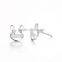 fancy New Design 925 Sterling Silver cat earrings