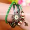 In Stock Women's Ladies Girls Retro Charming Xmas Party Brithday Gift Heart Dress Quartz Wrist Hand vintage ladies watch