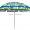 1.8M polyester alum pole clear umbrella custom