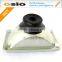 7 inch Square Galvanized Iron Semi Sealed Beam Auto Halogen Lamp Install H4 or HID H4 Xenon Bulb