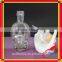 Skull frosted black glass dropper bottle for pipette 60ml dropper bottle with childproof tamper cap