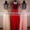 Exquisite Beaded sexy embroidered backless pleated cap sleeveless evening gown formal dress patterns for girls