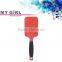 MY GIRL ABS material soft rubber air cushion square hair brush crystal diamond brush scalp massage brush