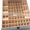 Professional customized natural handmade FSC more compartments wooden essential oil organizer display box