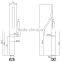 chrome color brass single hole lavatory faucet mixer 30/B8528H