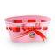 Small round heart design chrismas decorations metal container
