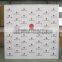 Aluminum frame trade show booth hook and loop pop up stand
