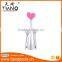 Heart shaped head zinc alloy wine corkscrew for gift,pink cute novelty wine corkscrew/wine opener