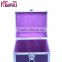 Best Selling Products Larger Purple Plain PVC Custom Jewelry Boxes Wholesale