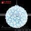 Outdoor 3D christmas holiday decoration street light jumbo led ball oranment