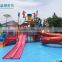 Large outdoor water park tube slides for professional quality