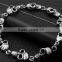 new design custom gothic chunky skull chain bracelet