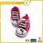 Lovely Hello Kitty red color baby crochet shoes girls baby shoes